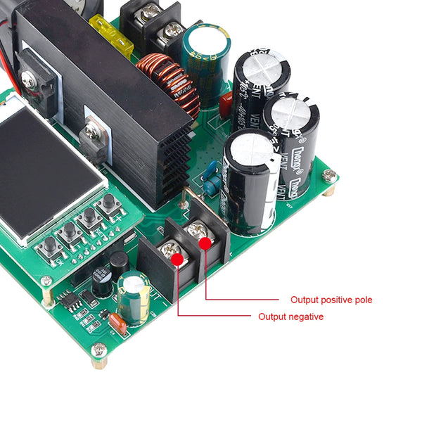 900W 15A Boost Converter DC-DC 9V~60V to 10V-120V LCD Display Control Step Up Module High detail image 3