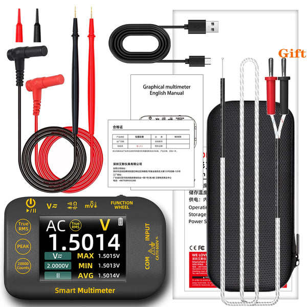 BSIDE S40/S450 Mini Digital Multimeter 20000counts High-precision Multitester 200Mohm detail image 7