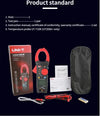 UNI-T UT205A+ UT206A+ Digital Clamp Meter 1000V AC DC Current Pliers Clamps Voltage Tester detail image 17