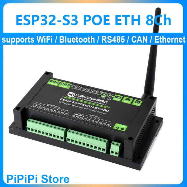 ESP32-S3 Industrial Control Board 8-Channel Controller with WiFi Bluetooth CAN IoT RS485 and detail image 2