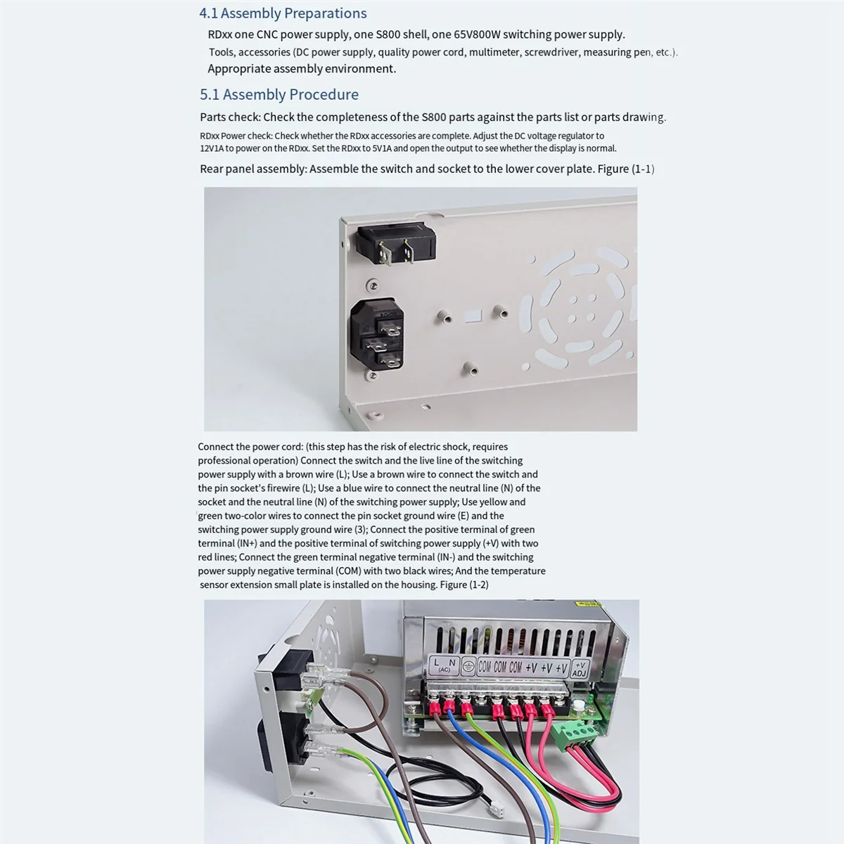 HOT NEW RD RD6012 RD6018 Switch Power Supply 65V 800W Digital Power Supply Case S800 for detail image 5