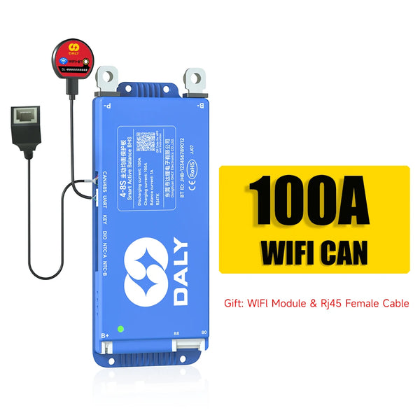 Daly BMS WiFi Active BMS 250 amperios for Lifepo4 4S 8S 24S 100A 150A 200A 500A Active detail image 7