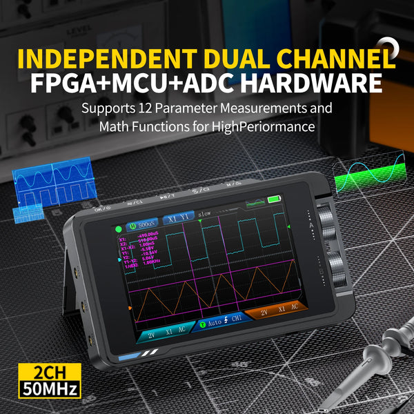 FNIRSI DS215H 2 in 1 Mini Repair tool, Dual channel detail image 3