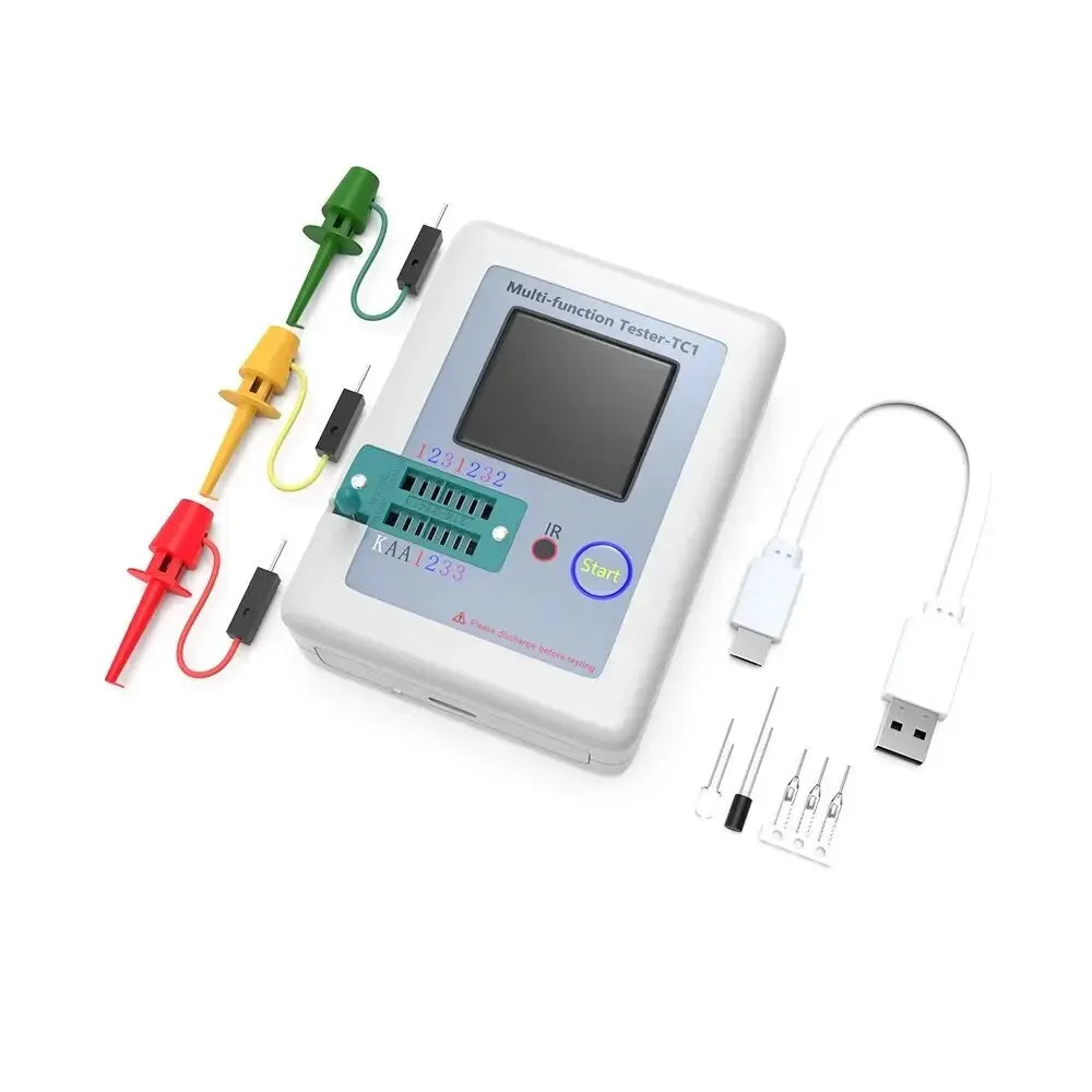 LCR TC1 1.8 Inch TFT LCD Display Multimeter Transistor Tester Diode Triode Capacitor detail image 7