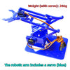 SG90 MG90S 4 DOF Unassembly Acrylic Mechanical Arm Robot Manipulator Claw for Arduino Maker detail image 9