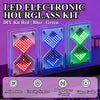 DIY Electronic Kit LED Dot Matrix Component Hourglass Gravity-Sensing Timer PCB Soldering Practice Kit Du product image