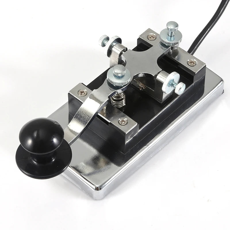 3.5mm Stainless Steel K4 Morse Wrench Set Plug Manual Telegraph Morse Key Handy CW Morse detail image 2