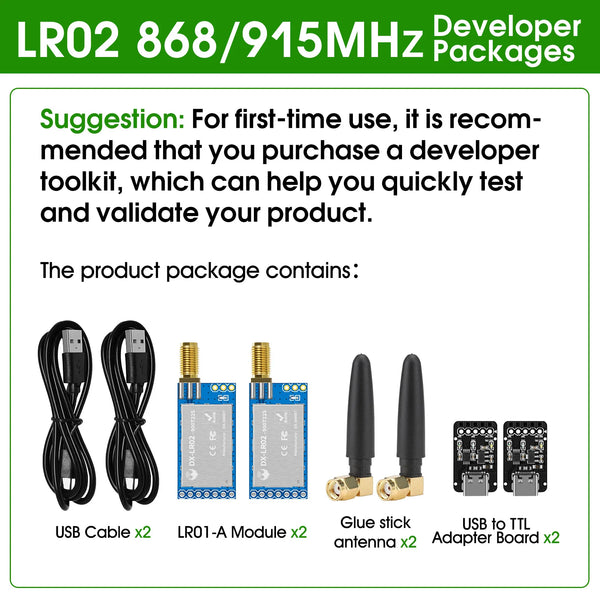 LoRa Module LRO2 Product Kit ASR6601 433M Wireless Long Range 8km Spread Spectrum detail image 15