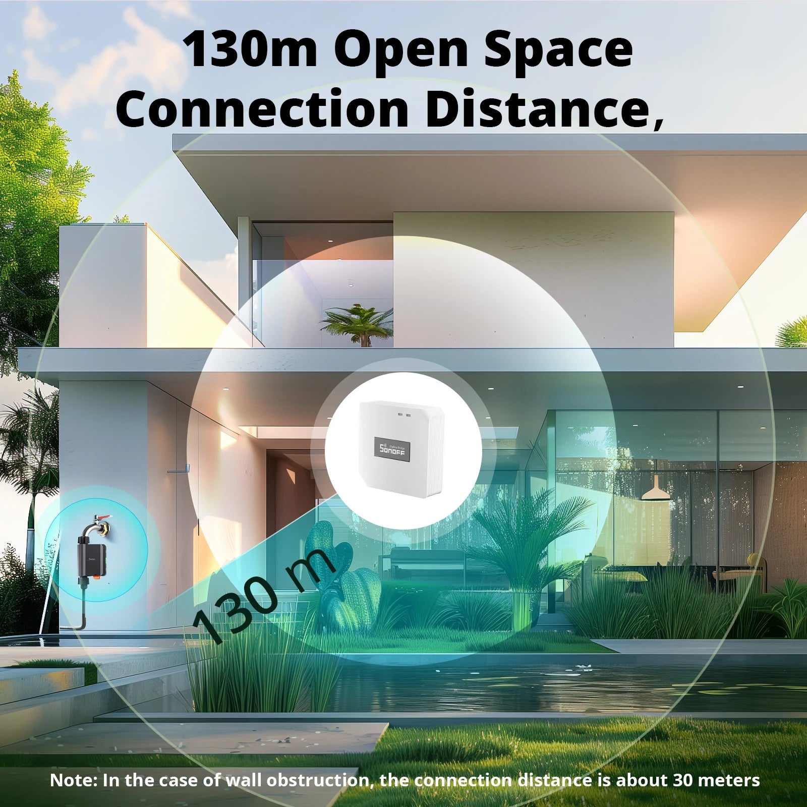 SONOFF SWV Zigbee 3.0 Smart Water Valve IP55 Sprinkler Controller Home Automate Irrigation Compatible with EWeLink Alexa Google