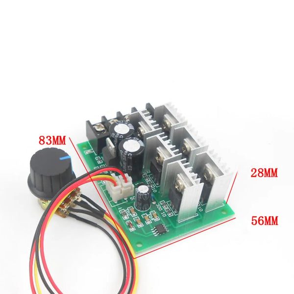 DC 9-55V 40A 2000W PWM DC Motor Speed Regulator High Power Linear Speed Control 9V 12V 24V detail image 6