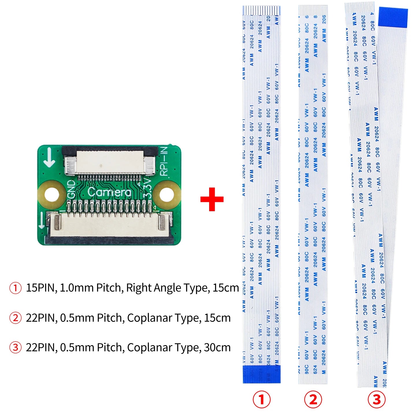DSI/CSI Display CSI Camera Interface Cable Adapter Module 15Pin To 22Pin For Raspberry Pi 5 detail image 7