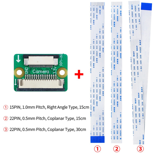 DSI/CSI Display CSI Camera Interface Cable Adapter Module 15Pin To 22Pin For Raspberry Pi 5 detail image 7