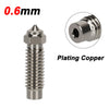 For Elegoo Neptune 4 Max/4 Plus Brass Copper Plated Hardened Steel Nozzle Upgraded Nozzle High Speed Nozzles Hotend Kit