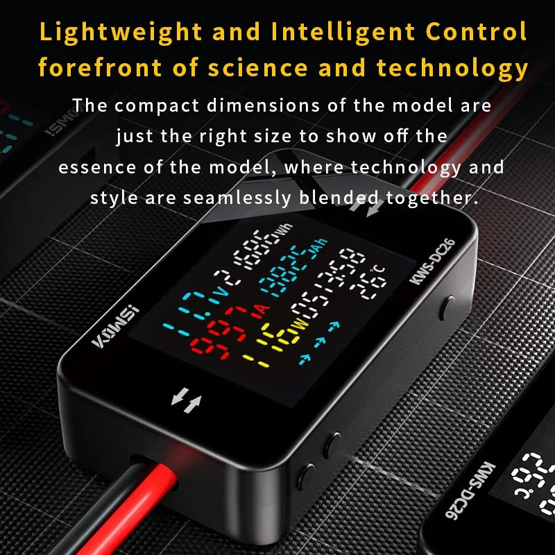 Battery Charging Tester Voltmeter Ammeter DC8-80V Voltage Current Power Test XT60 XT90 detail image 5