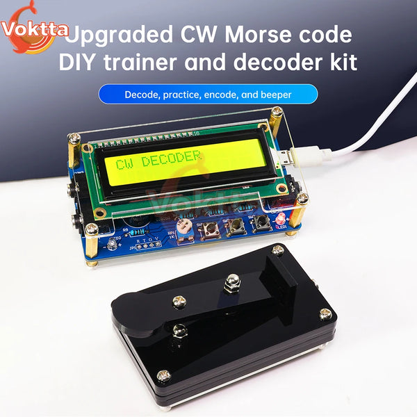 DC 5V CW Morse Code Decoder Loose Kit Audio Cipher Reader Circuit Board Welding Exercise DIY detail image 2