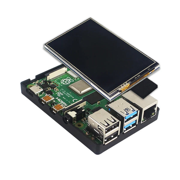 Raspberry Pi 4 Model B 3.5 inch TFT Touch Screen 480x320 LCD Monitor with ABS Case Touch Pen detail image 3