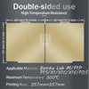 For Bambu Lab P2S Build Plate P1S X2D Pei Textured 257x257 H1H PEY Peo Sheet Spring Steel For Bambulab P2S Bamboo P1P Hot Bed