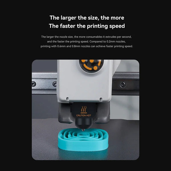 Hotend For Bambu Lab A1 mini Assembly Hotend Kit 0.2 0.4 0.6 0.8MM Replaceable Nozzle For 3D printer Bamboo Lab A1/A1 mini