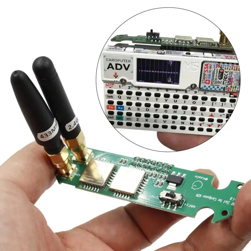 For M5Stack Cardputer ADV Cc1101 Nrf24 RF Module For Bruce Firmware 2-in-1 Sub GHz Signal detail image 2