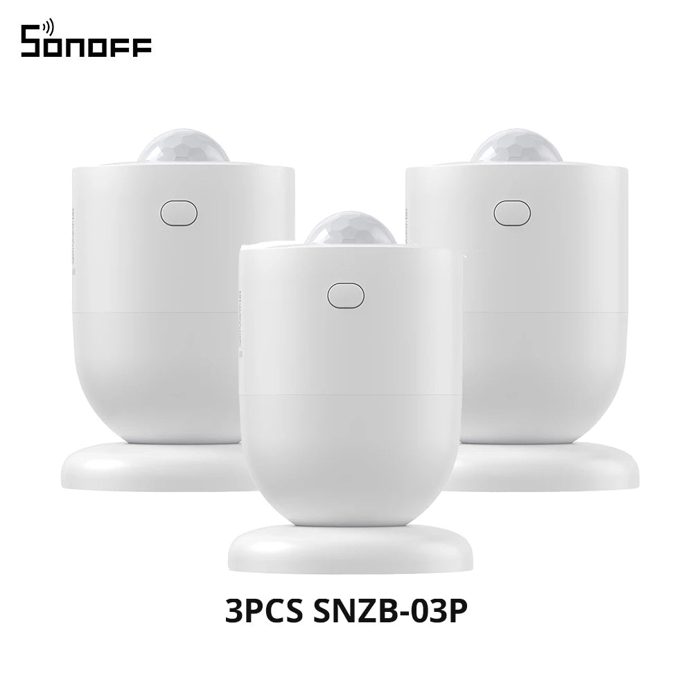 1-5PCS SONOFF SNZB-03P Zigbee Motion Sensor Trigger Smart Lighting & Home Security Works with Alexa Google Home via Zigbee Hub