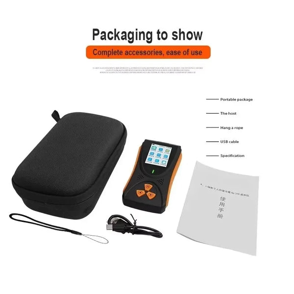 HFS-10 Nuclear Radiation Detector TFT 2.0 Color Screen Lithium Battery Sound Light Alarm detail image 6