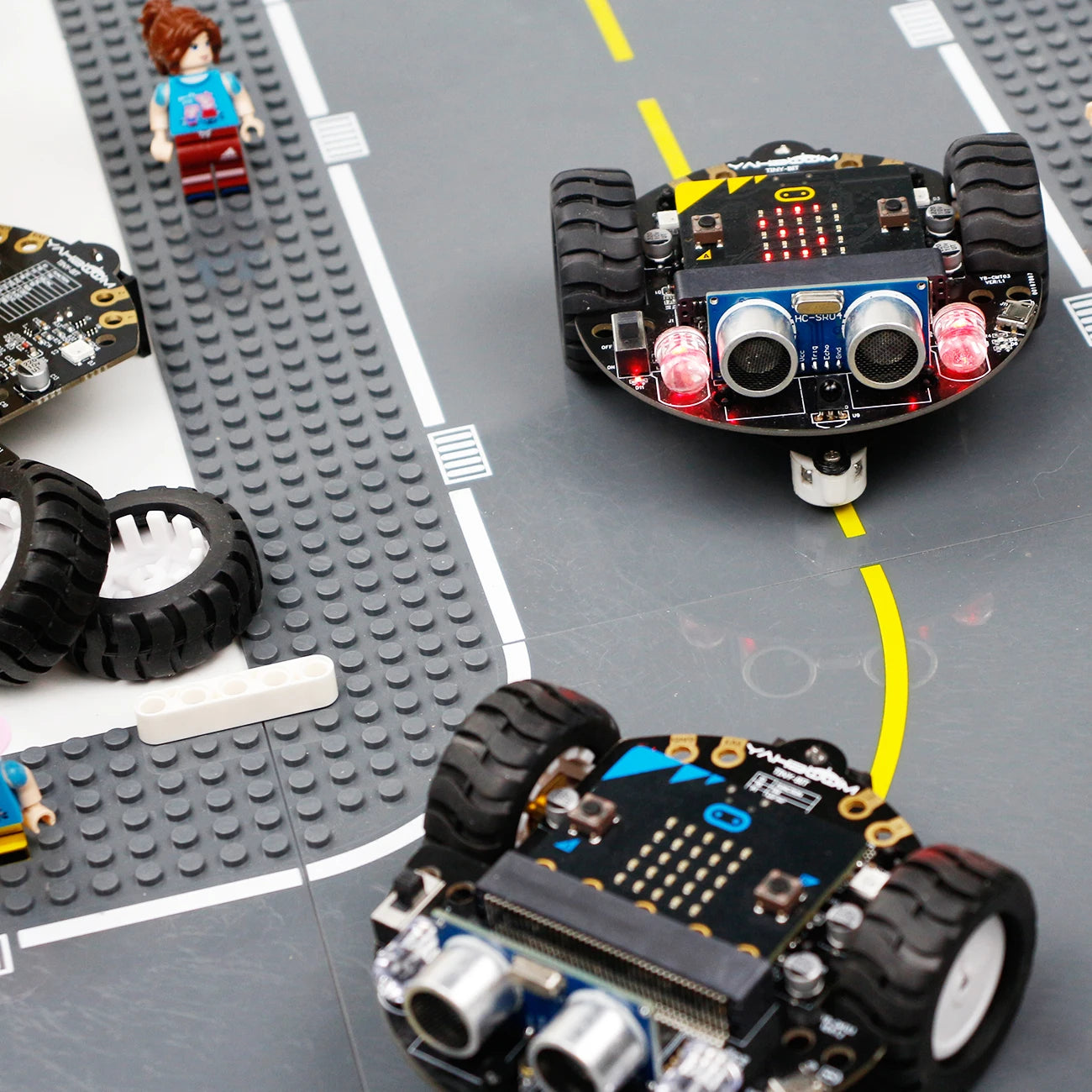 Micro:Bit V2 Smart Mini Robot Car Kit Coding for Kids Programming Building Set Learning detail image 6