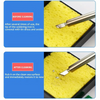 Soldering Iron Tips Cleaning Sponge 10/100pcs High Temperature Resistant Spong for Electric Soldering Iron Removal Tin