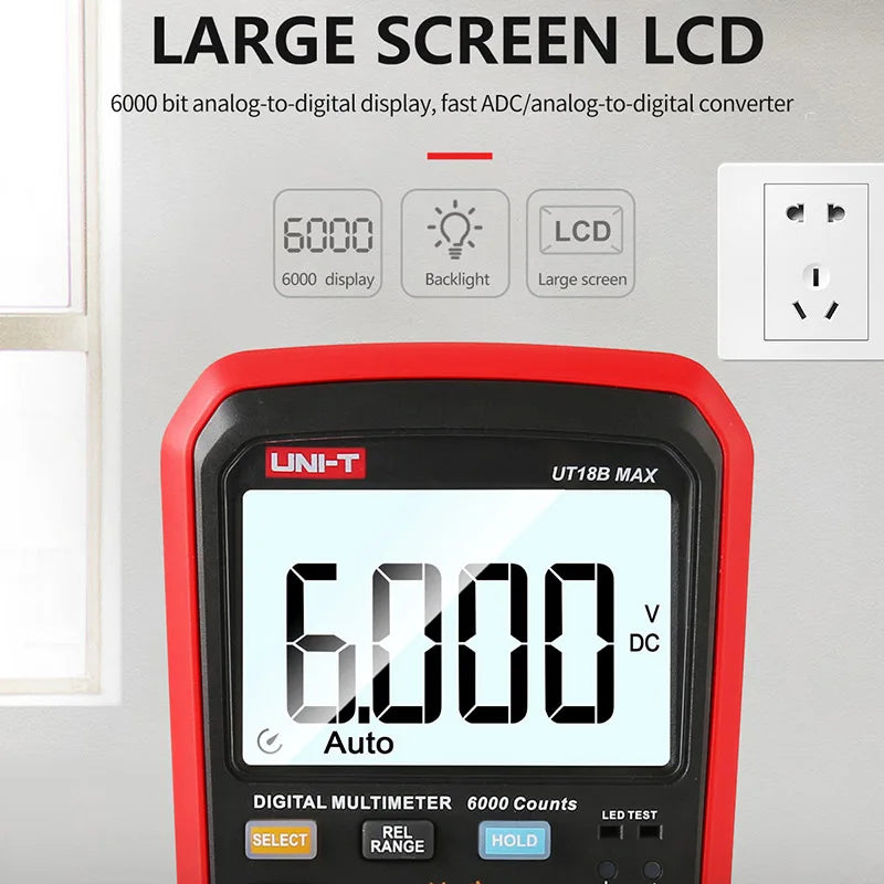 UNI T Professional Digital Multimeter Tester UT15B MAX 1000V AC DC Voltage Meter Capacitor detail image 2