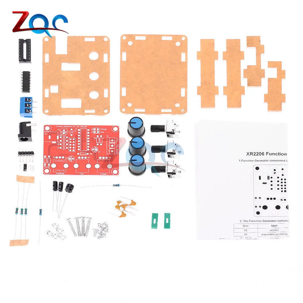 1Hz -1MHz XR2206 Function Signal Generator DIY Kit Sine/Triangle/Square Output Signal detail image 3