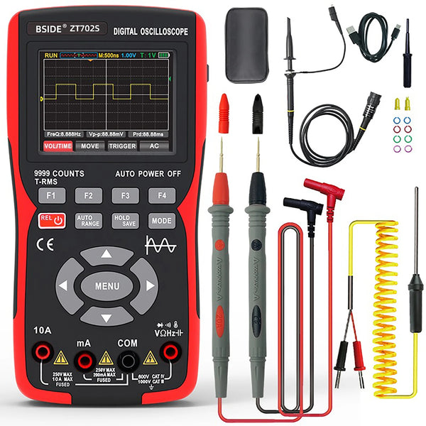 BSIDE ZT702S Handheld Oscilloscope Multimeter Professional Digital Multiteter Electrician detail image 6