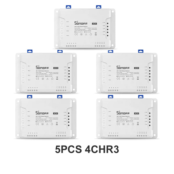 SONOFF 4CHR3 4CHPROR3 4-gang/4 Way Wifi Smart Switch 433mhz RF Control Smart Home Support detail image 10
