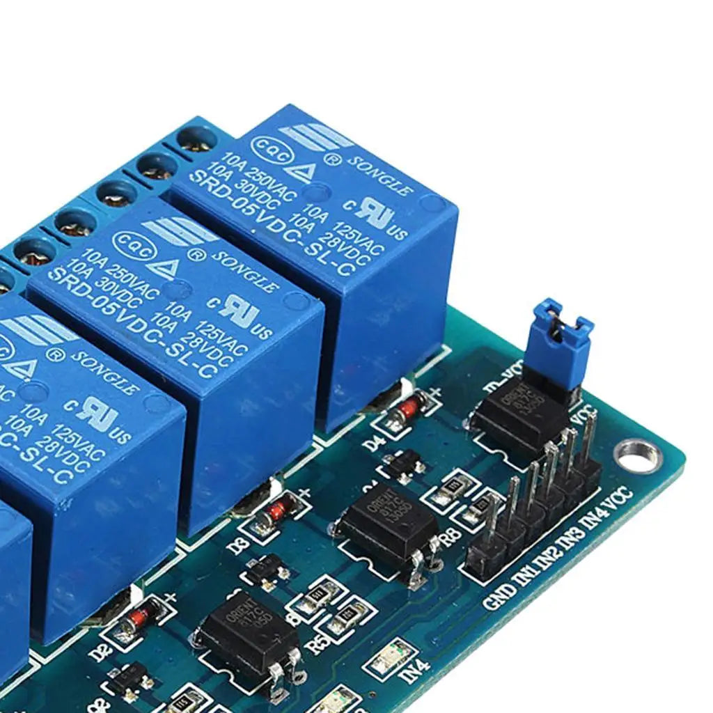 5V Relay Module for ARM Indicator 4 Channel Relay with Optocoupler detail image 6