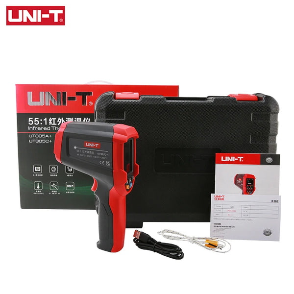 UNI-T Digital Infrared Thermometer UT305C+ UT305A+ Laser Temperature Meter Industrial Not detail image 6