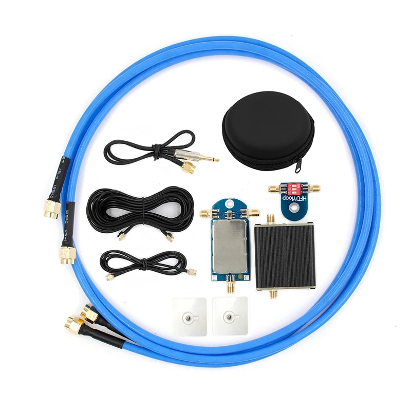 50K-500Mhz Allband Active Small Magnetic Loop Antenna Amplifier HF AM FM VHF UHF SDR Receiver Radio Durab product image