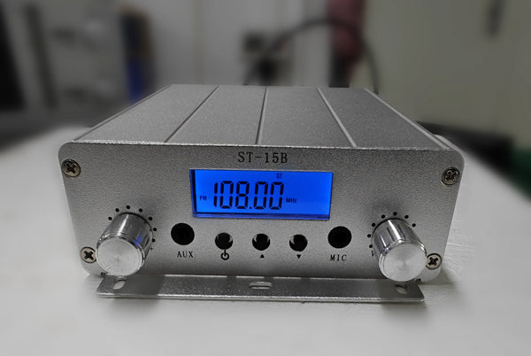 15W ST-15B V3 Stereo FM Transmission Transmitters 76-108/113MHz Small wireless audio detail image 3