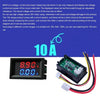 Digital Voltmeter Ammeter DC 100V 10A Amp Voltage Current Meter Tester 0.28 Inch Dual LED detail image 4