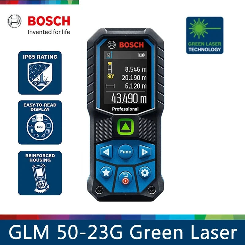 Bosch Professional 50M Green Light Laser Rangefinder Ergonomic With Bluetooth GLM50-27CG detail image 2