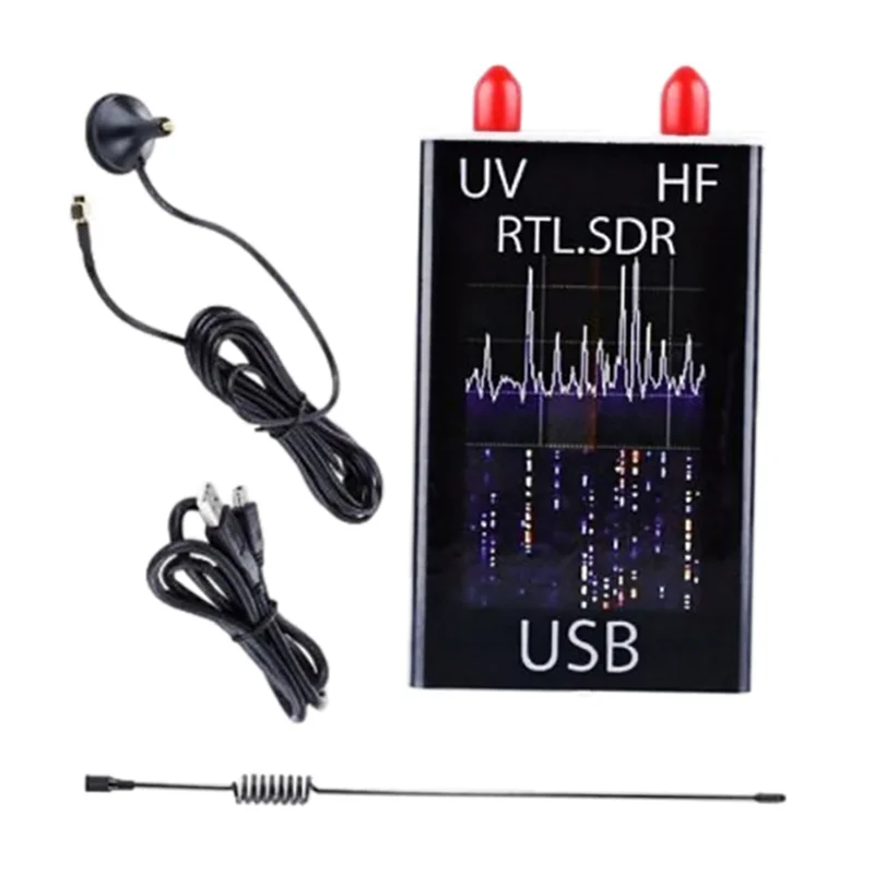 B50C SDR Receiver 100Khz-1.7Ghz Full Band UV RTL-SDR USB Receiver Short Wave Broadband Software-Defined R product image