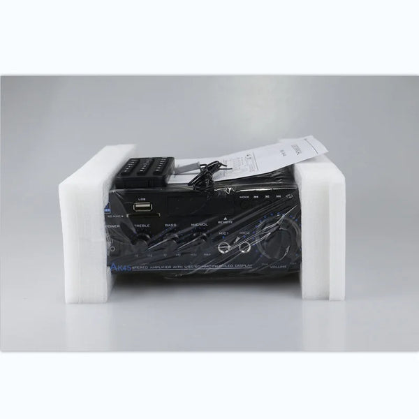 AK45 HiFi Digital Bluetooth Audio Amplifier MP3 Channel 2.0 Sound Power AMP stereo Home detail image 5