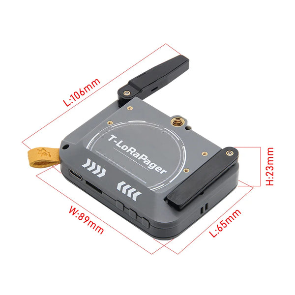 LILYGO T-LoRa Pager ESP32-S3 Handheld IoT Device, 2.33" Display, QWERTY Keyboard, GPS detail image 5