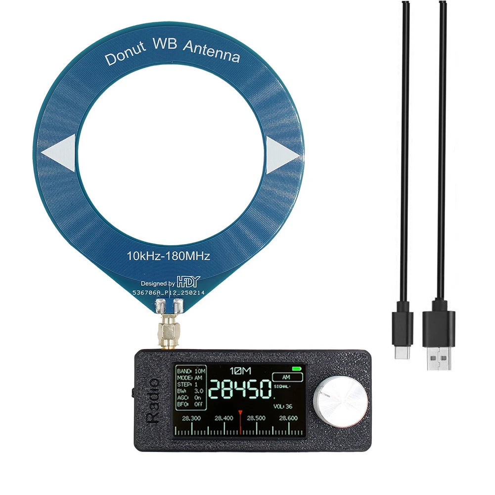 New SI4732 0.5-108mhz Pocket Mini Radio LSB USB AM FM All Band Radio Receiver with Antenna detail image 13
