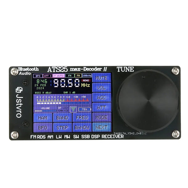 ATS25 Max Decoder II Bluetooth Version Second Generation Full Radio Receiver FM SW SSB MW LW detail image 4