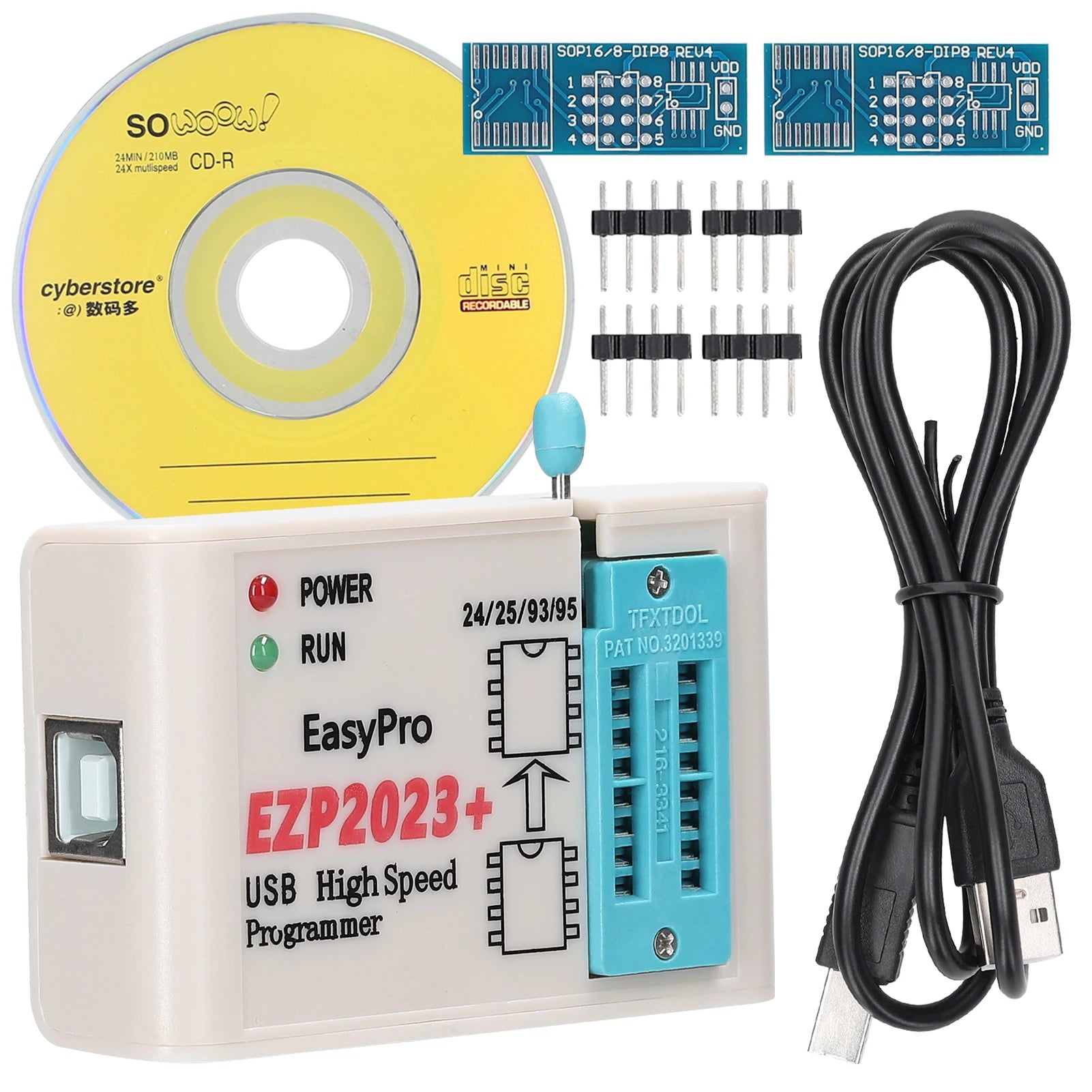 EZP2023+ High-Speed USB SPI Programmer Support 24/25/93/95 EEPROM 25 Flash Bios Chip Support detail image 4