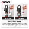 ANENG ST180 Digital Clamp Meter 4000 Counts Ammeter Voltage Multimeter AC Current Tester Car detail image 4