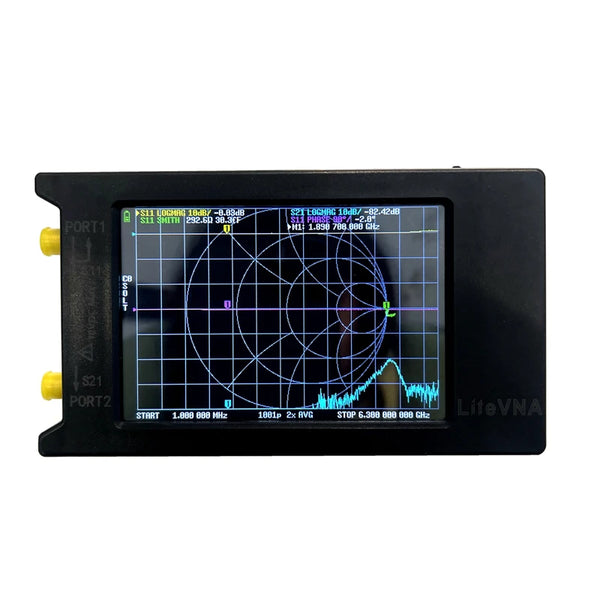 Latest Version 0.3.2 LiteVNA-64 50KHz ~ 6.3GHz LiteVNA 3.95" Touch Screen Vector Network Analyzer HF VHF UHF Antenna Analyzer
