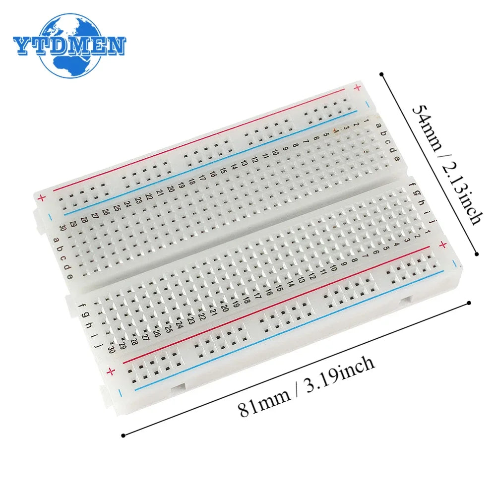 MB102 Breadboard Power Module 3.3V/5V MB-102 830 Points Prototype Bread Board +65pcs Jumper detail image 12
