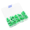 50Pcs/BOX Green Blue Pitch 5.0mm Straight Pin 2P 3P Screw PCB Terminal Block Connector 10A detail image 4