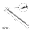 5Pcs T12 Soldering Solder Iron Tips T12-ILS BC1 D24 K BL For FX-9501  HAKKO912 FM-2027 2028 Handle DIY Soldering Station Kits