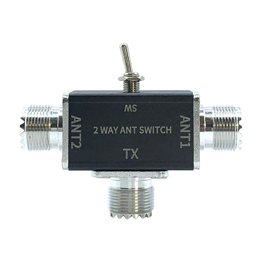 2 Way CB/HAM Antenna Coax Switches 1 Input & 2 Outputs 100W 0-50MHz Manual Coaxial Antenna detail image 2