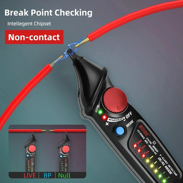 BSIDE AVD06 Non-Contact Voltage detector indicator Profession Smart Test Pencil Live/phase detail image 3